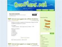 Tablet Screenshot of bonplans.net